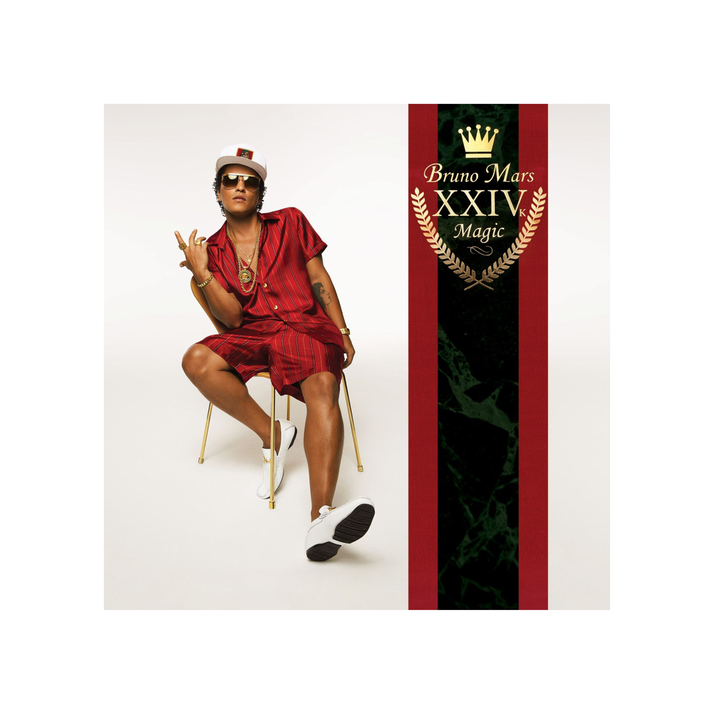 24K Magic Album Cover Poster | Bruno Mars Music Print