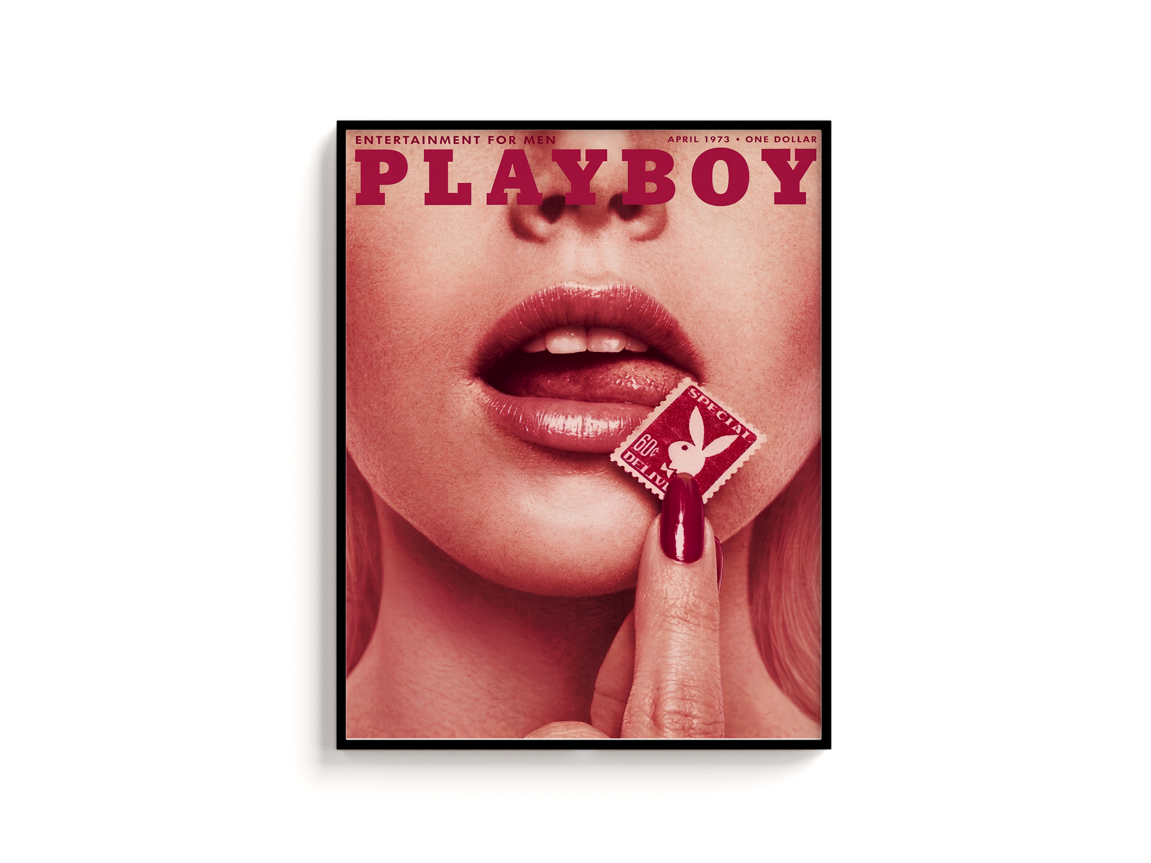 PlayBoy Stamp Print