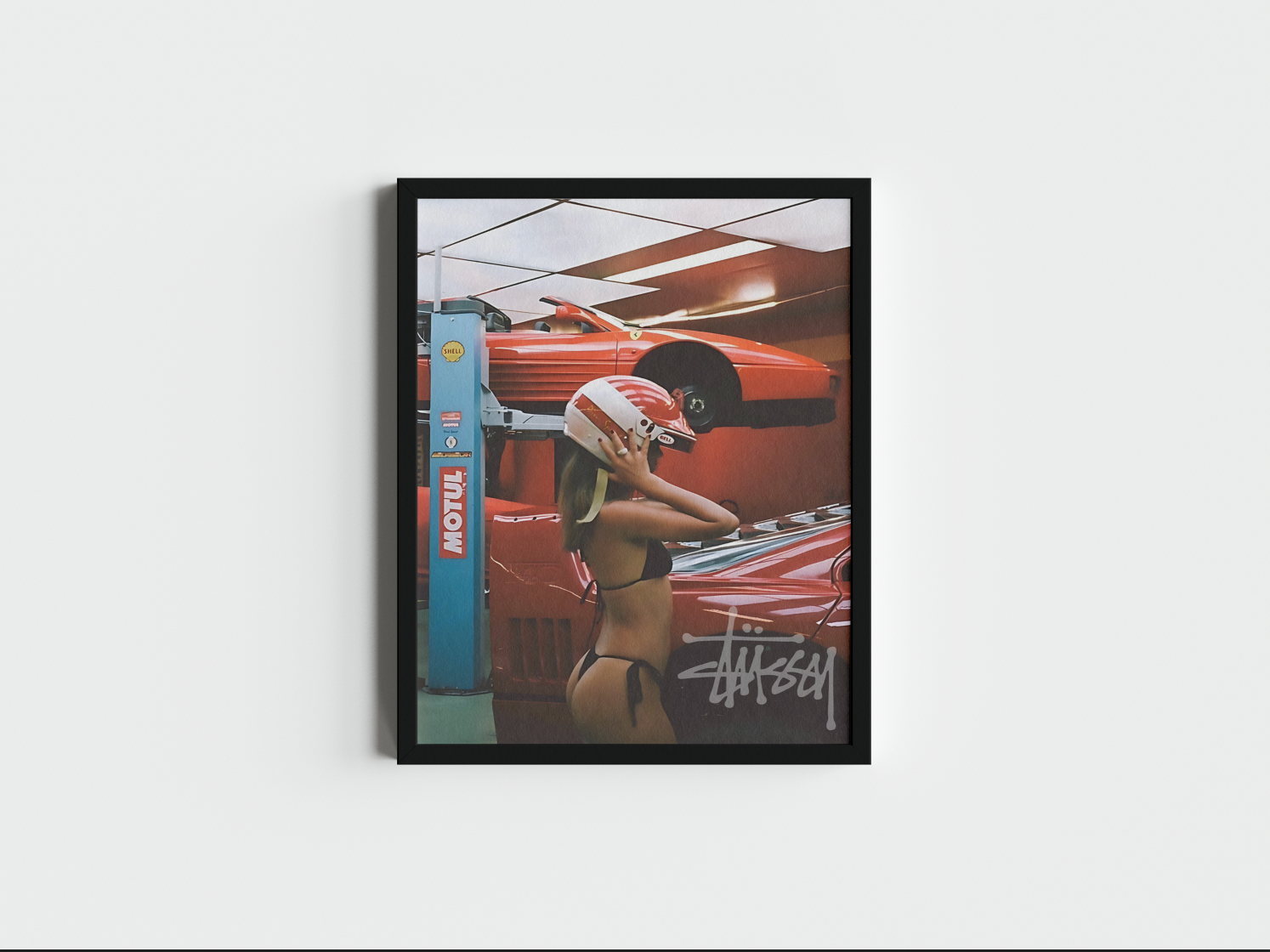 Stussy Ferrari F40 Print - Bedroom Poster