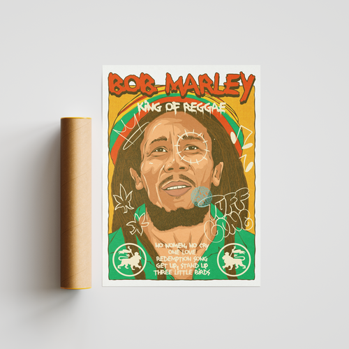Bob Marley | King of Reggae Poster