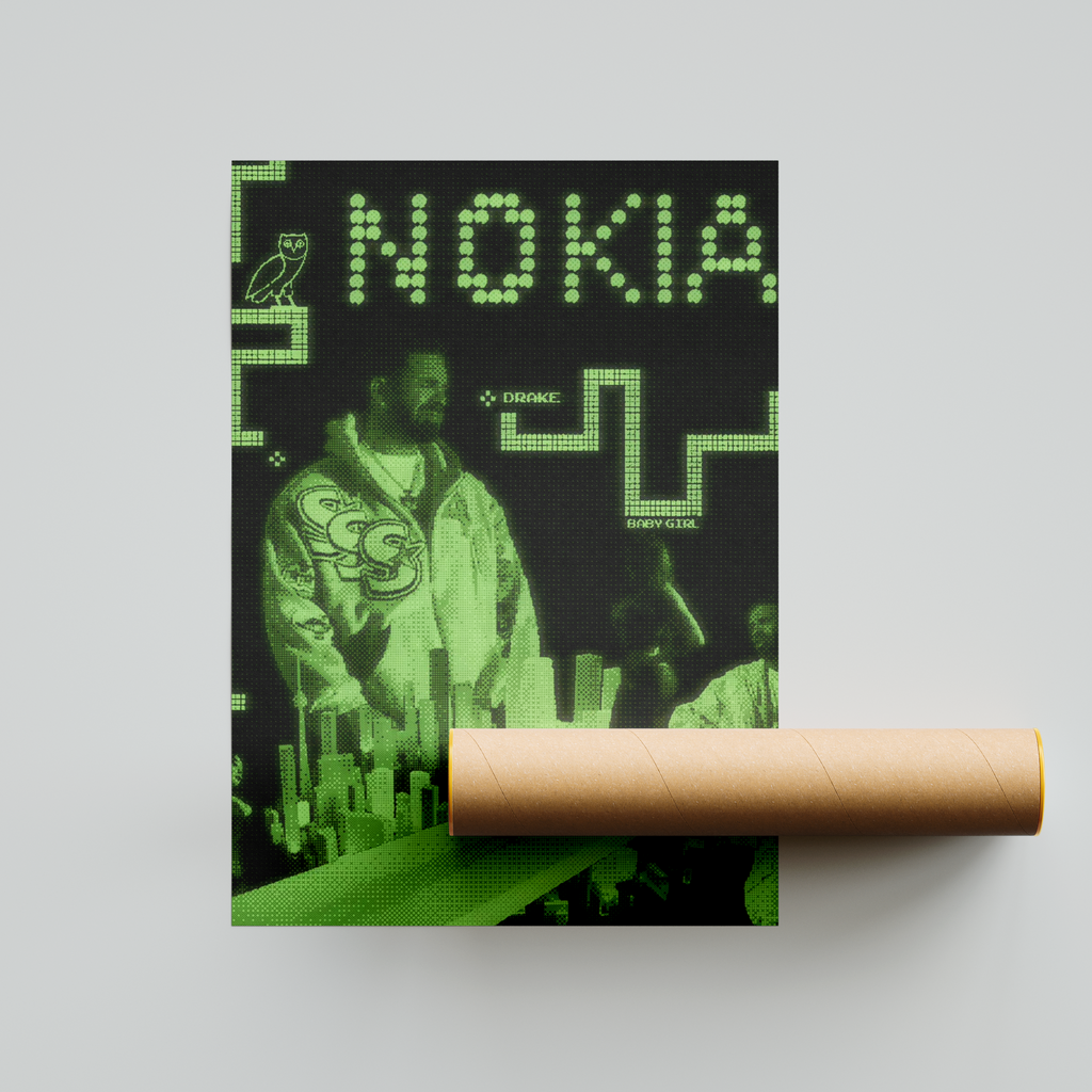 Exclusive Drake Nokia Album Cover | Drake Music Posters