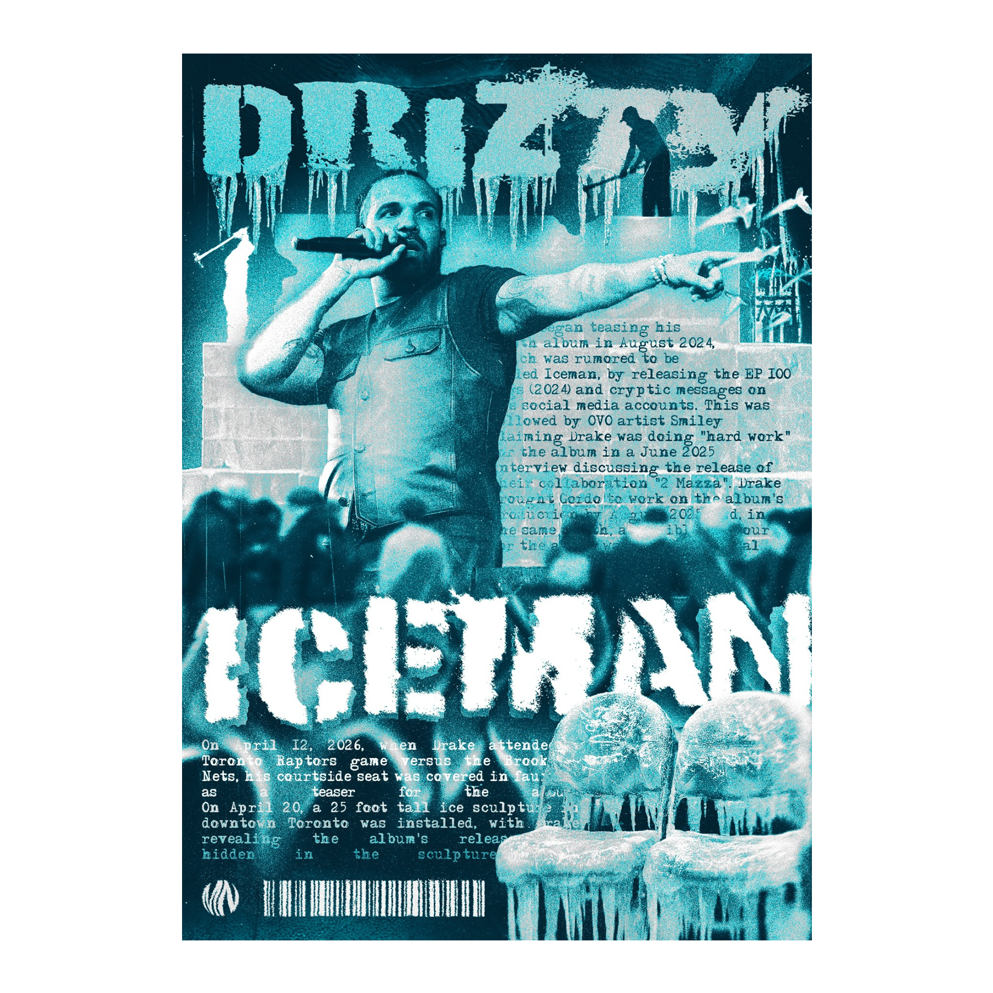 Drake Drizzy Iceman Album Cover