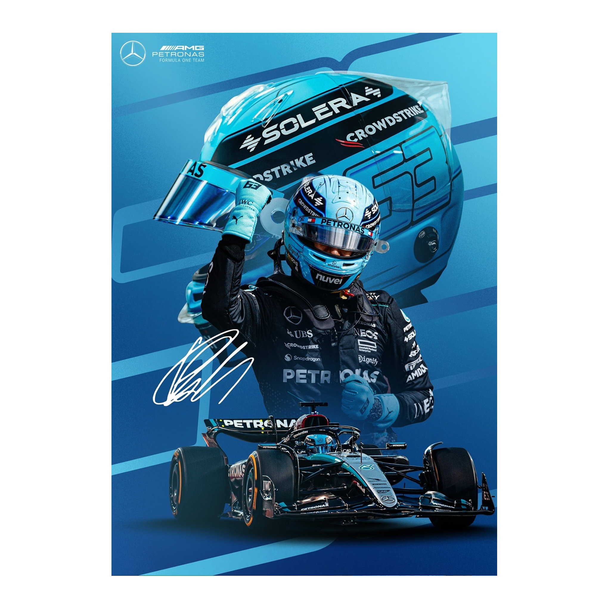 George Russell - Formula 1 poster