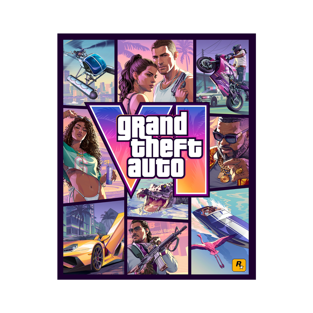 GTA 6 Cover Poster | GTA 6 Print | Best Selling GTA 6 Art
