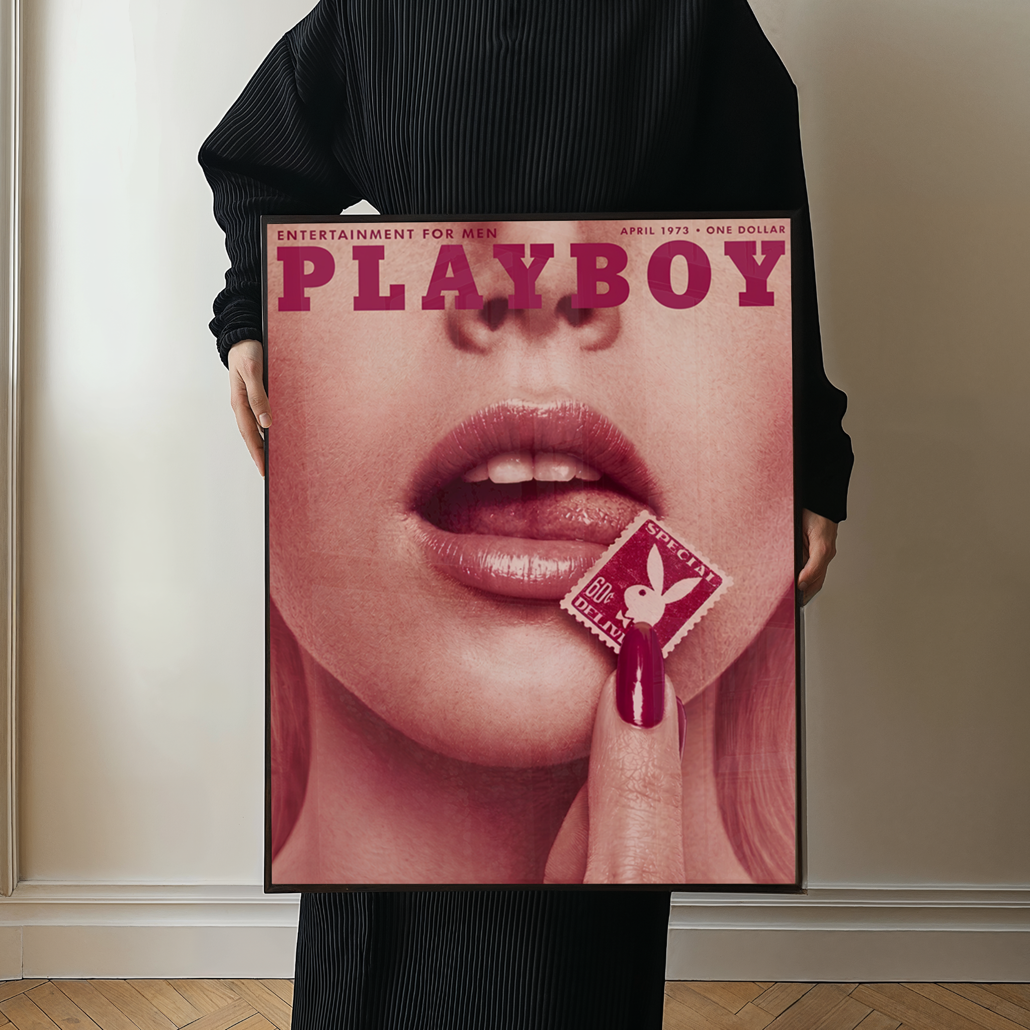 PlayBoy Stamp Print