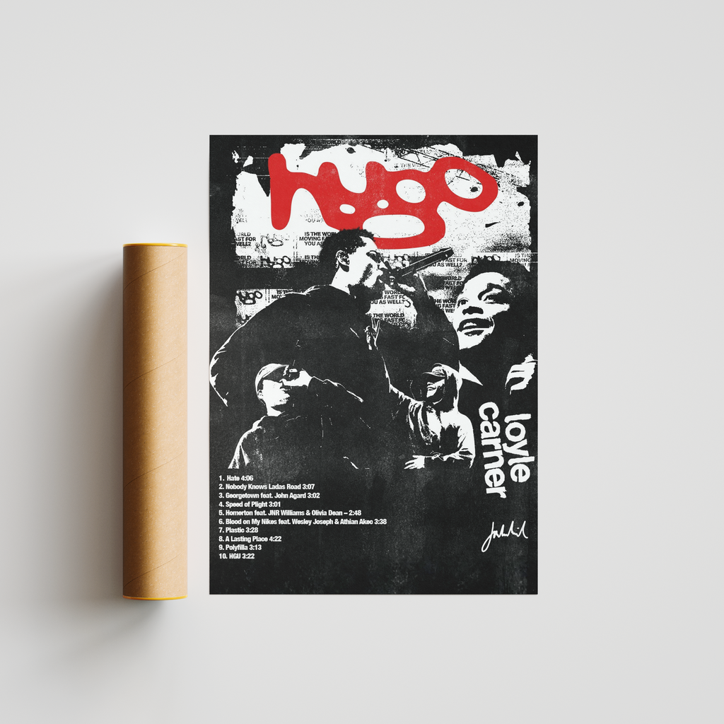 Loyle Carner Hugo Poster | Hugo Poster Print