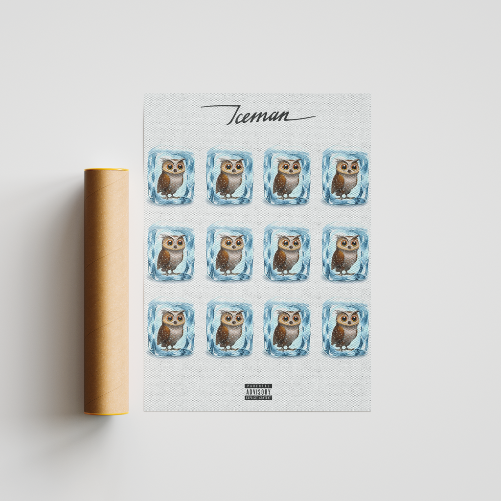 Iced Owls | Iceman Album Print