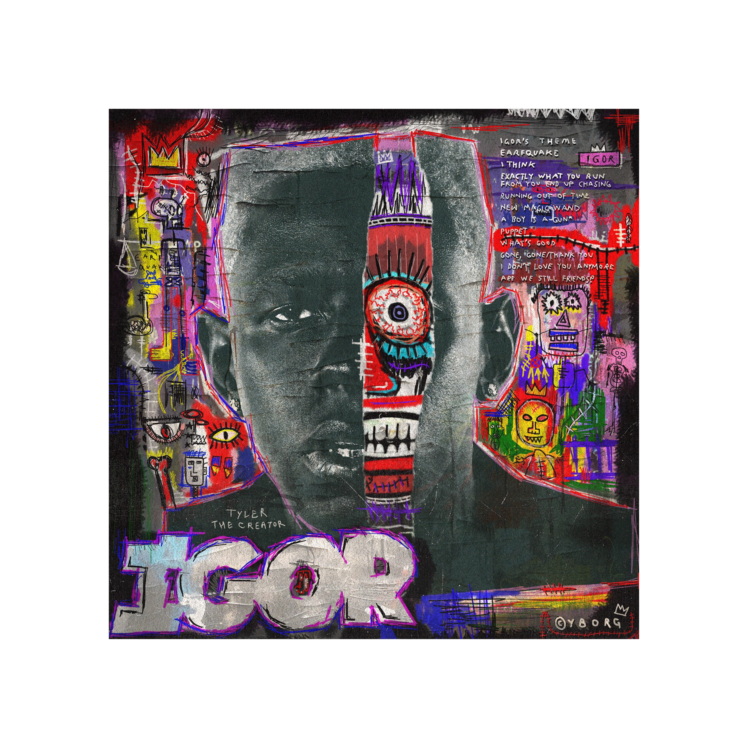 Exclusive IGORE Graffiti Album Cover | Tyler The Creator Poster