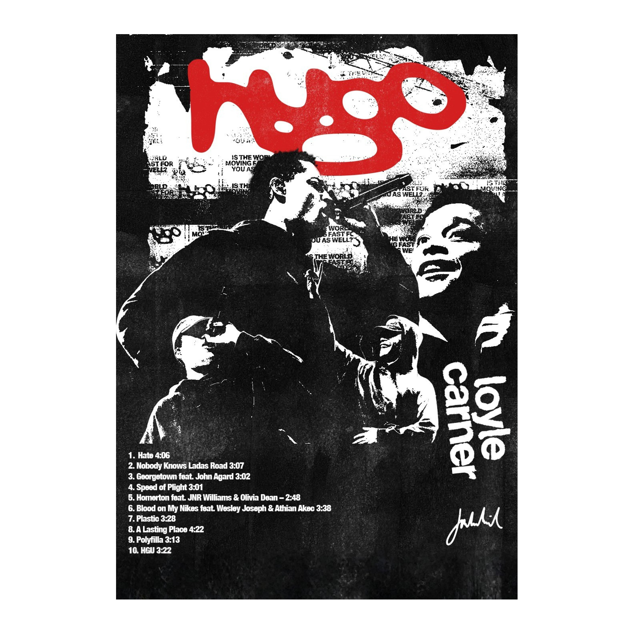 Loyle Carner Hugo Poster | Hugo Poster Print
