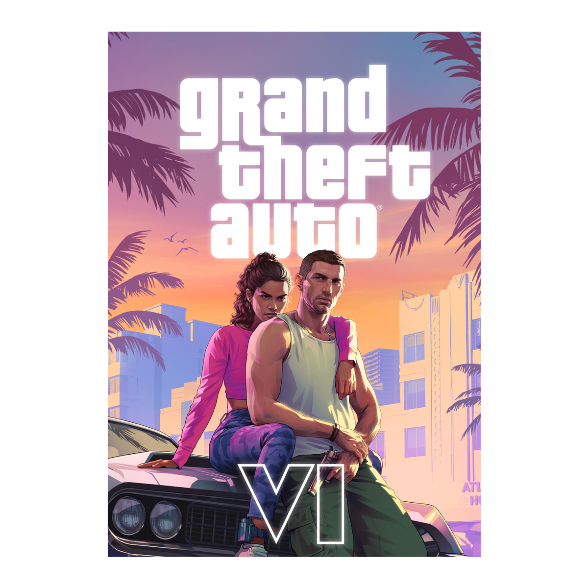 Jason & Lucia GTA 6 Poster | GTA 6 Print