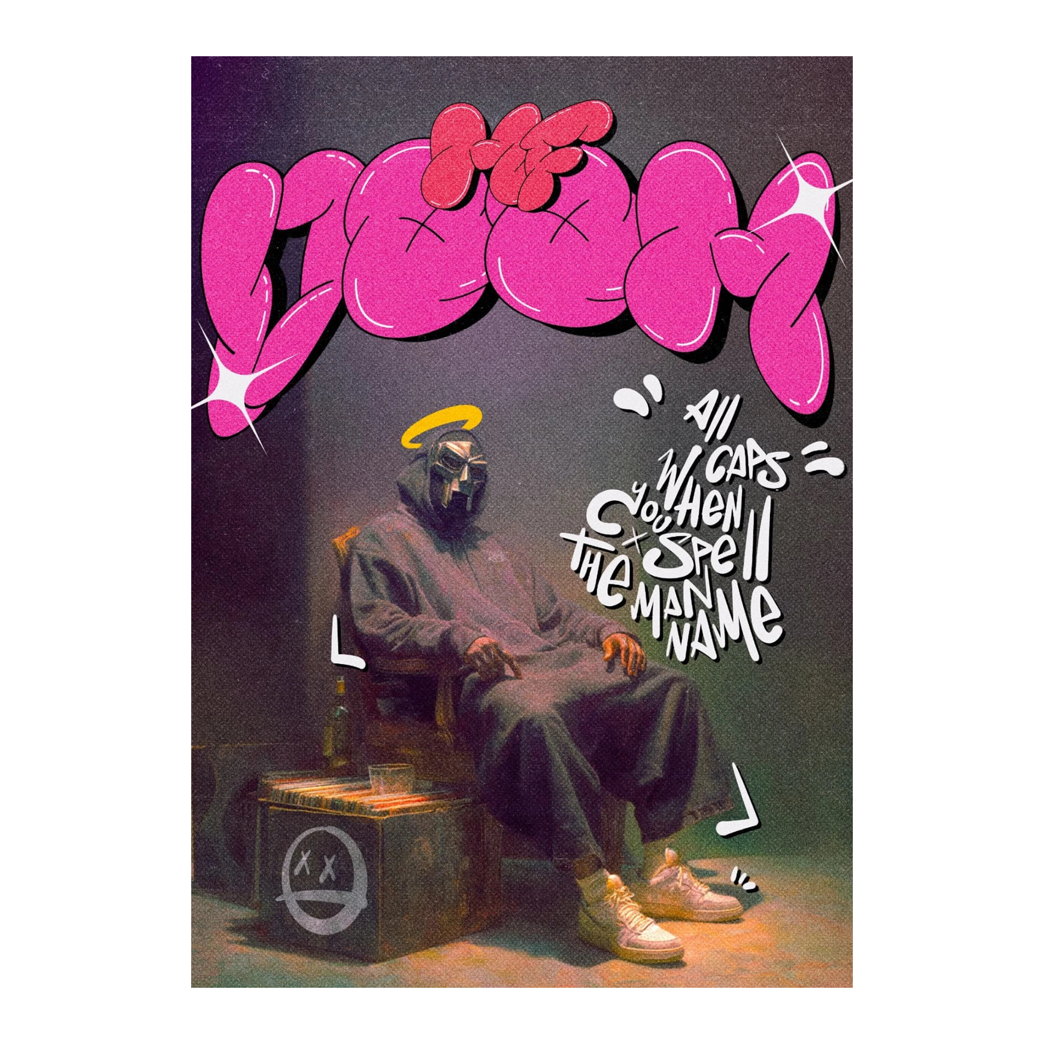 Mf Doom Poster Print | All Caps