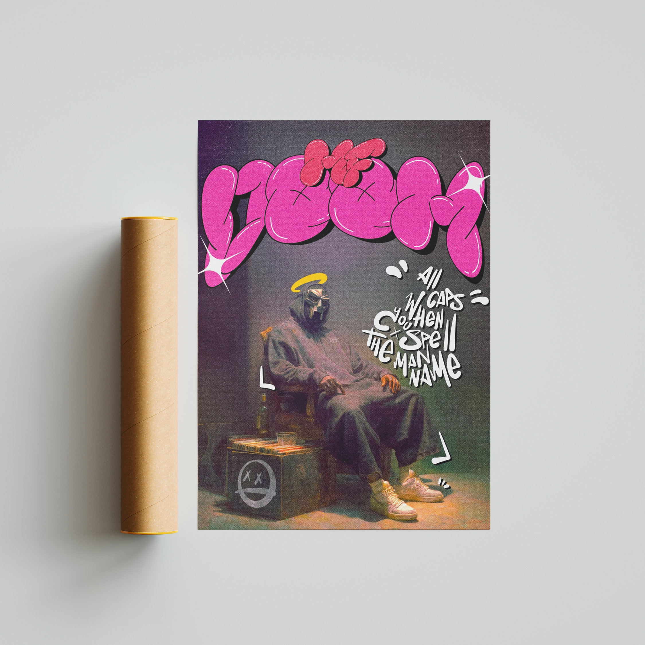 Mf Doom Poster Print | All Caps