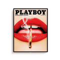 Playboy Smoking Match Poster