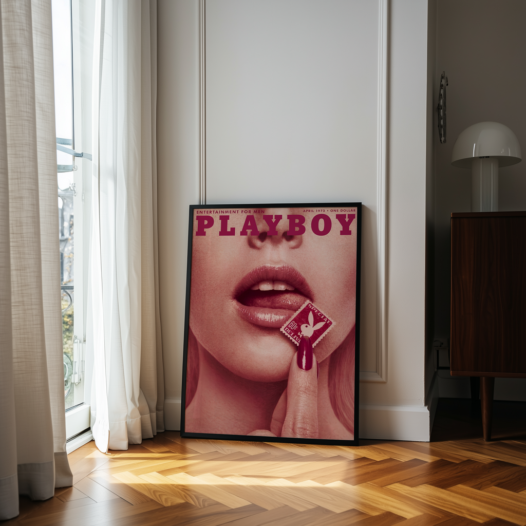 PlayBoy Stamp Print