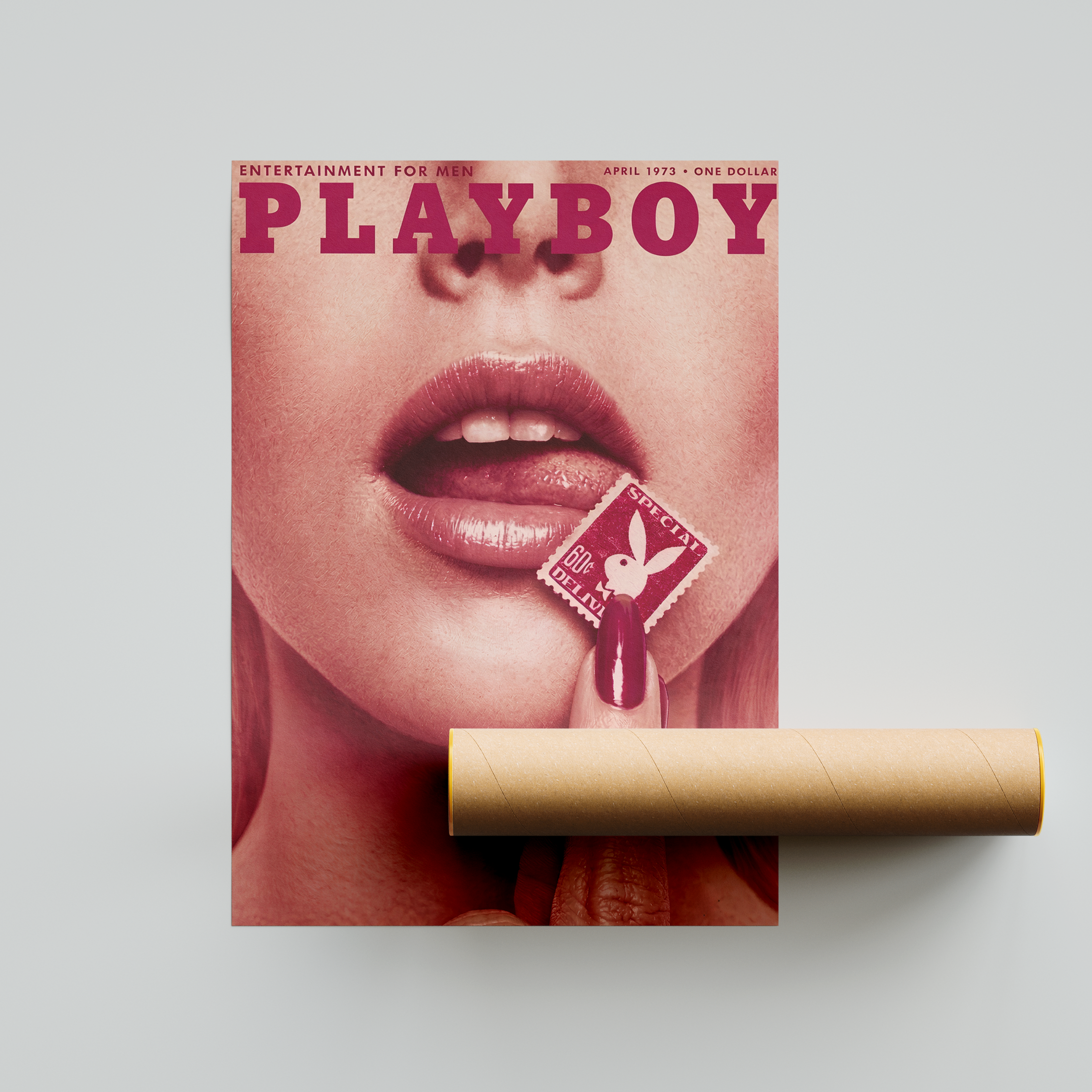 PlayBoy Stamp Print