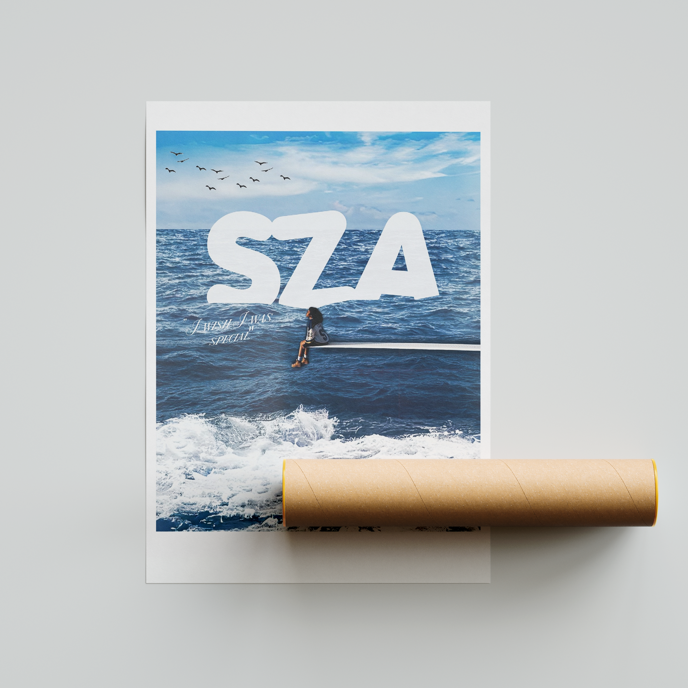 SOS Album Cover | SZA Music Print